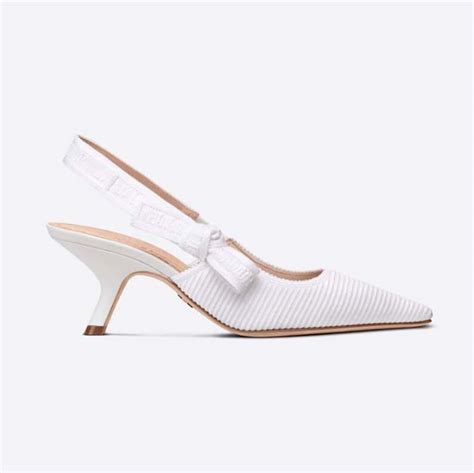 slingback dior bianche|dior slingback heels price.